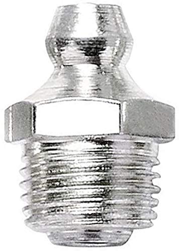XMHF 20pcs M10 Straight Iron Grease Fitting Assortment Kit Zerk Fitting Nipple 10mm x 1mm Male Thread