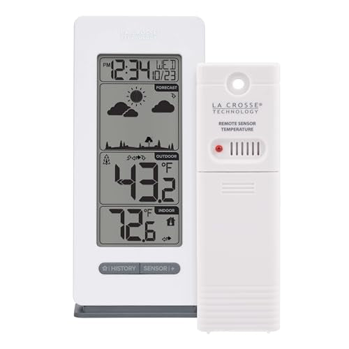 La Crosse Technology 308-1415FCT-NH Battery Operated Monochromatic Digital Forecast Station