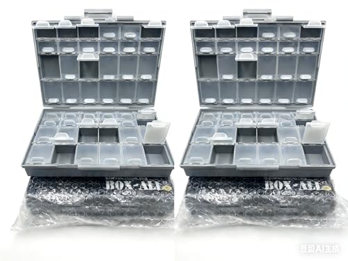 AideTek 4 units BOX-ALL-48 Compartments Empty Enclosure SMD SMT Organizer Size 6 inch 9 Inch Surface Mount Deep Storage Organizer Case - style: 4BOXALL48