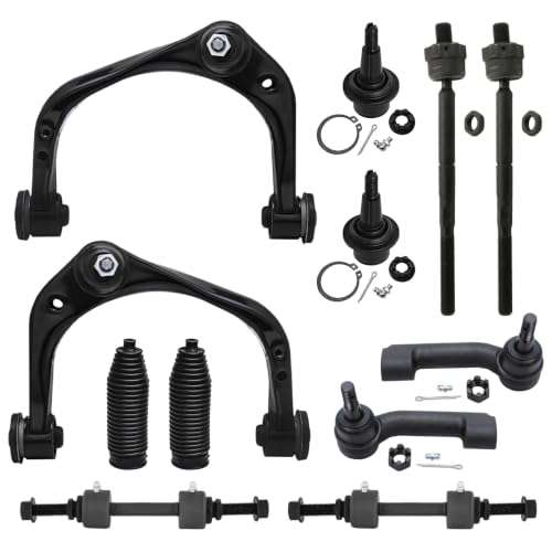 Detroit Axle - 12pc 2WD Front End Suspension Kit for 2015-2020 Ford F-150 - size: 12CS48166-V1/12PC