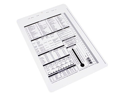 McCoy NurseConsult Nursing Calculator Clipboard with Stopwatch, Alarm, and Real Time Clock