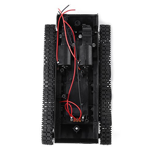Hilitand DIY Kit Lightweight Shock Absorbed Plastic Tank Chassis with 130 Motor 3V-7V for Tank Toys Robot Projects