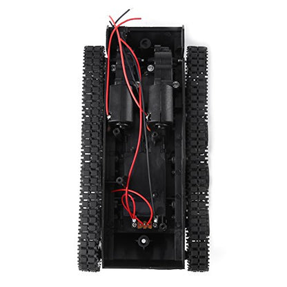 Hilitand DIY Kit Lightweight Shock Absorbed Plastic Tank Chassis with 130 Motor 3V-7V for Tank Toys Robot Projects