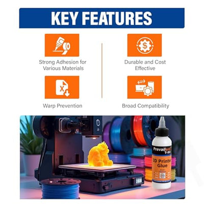 3D Printer Bed Adhesive Prevailent T-80-4 fl oz (118ml)