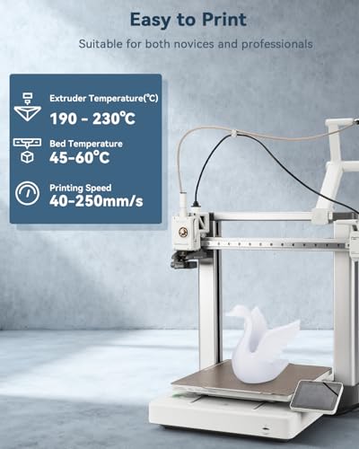3DHoJor PLA Filament 1.75mm 3D Printer Filament,1kg Cardboard Spool (2.2lbs) Fit Most FDM 3D Printer,Dimensional Accuracy +/- 0.03 mm,Vacuum Packaging-Cold White - color: Cold White