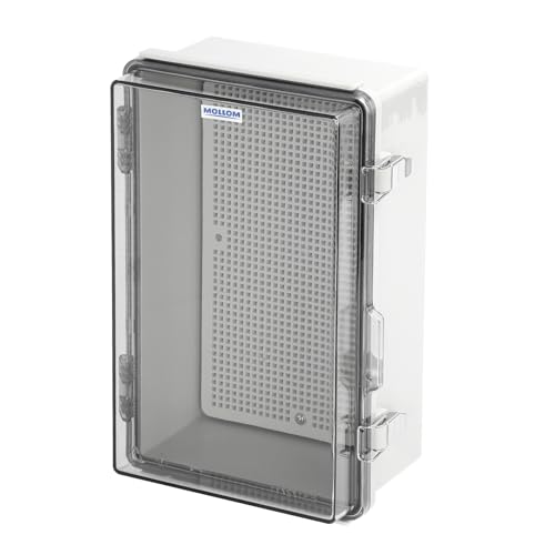 Mollom Transparent Cover Outdoor Junction Box (10.8x6.9x4.3In) - size: 10.8x6.9x4.3"