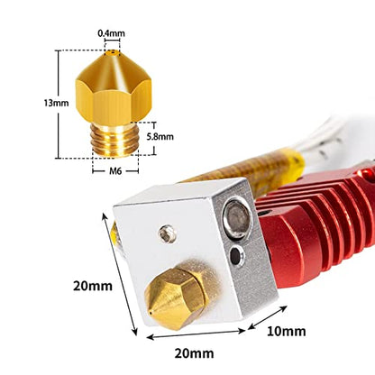 TRONXY MK10 Extruder Hot End Kit - color: Mk10+nozzle