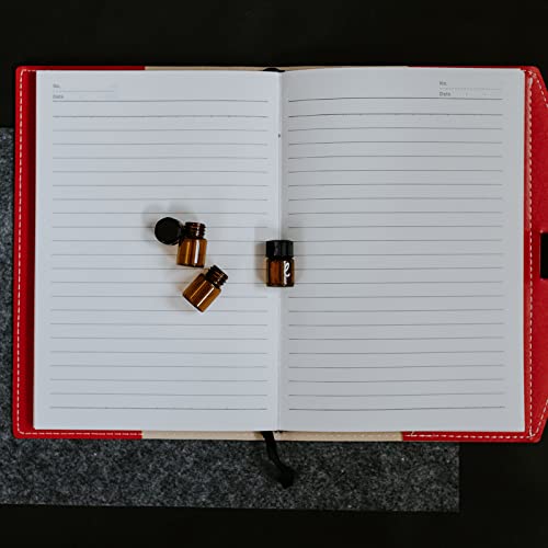2ml Amber Small Glass Vials 100pcs with Screw Caps(100pcs) - color: Amber, size: 2ml 100pcs
