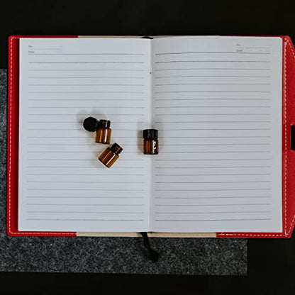 2ml Amber Small Glass Vials 100pcs with Screw Caps(100pcs) - color: Amber, size: 2ml 100pcs