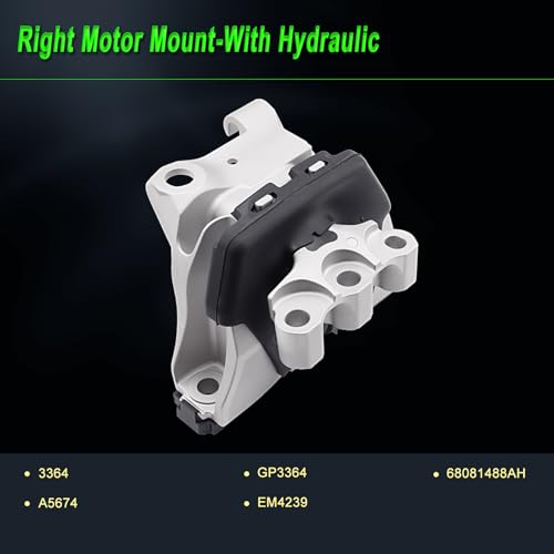 Engine Motor Mount Compatible with 2013-2016 Dodge Dart 2.0L 2.4L - size: 2013-2016 Dart 2.0L 2.4L