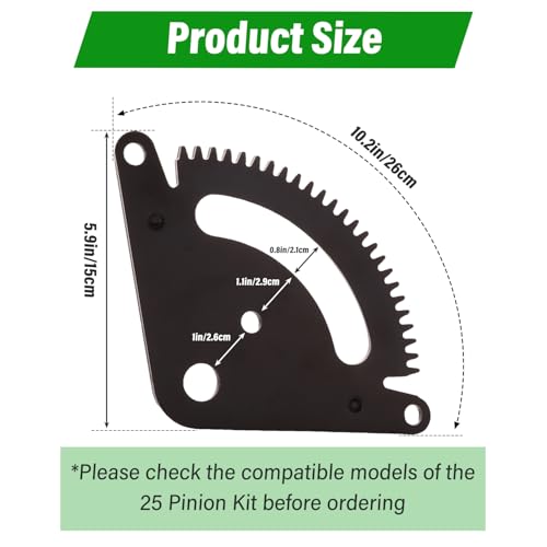 25 Teeth Steering Sector Pinion Gear Rebuild Kit