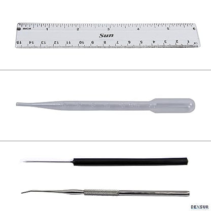 Dissection Kit for Biology Lab & Anatomy - Stainless Steel Scalpel Knife Set for Medical & Veterinary Students, KIT1023-7 Pcs - style: KIT1023 - 7 Pcs