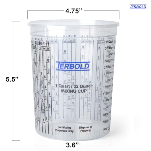 Paint Mixing Cups 32oz (12 Pack) - size: 32oz