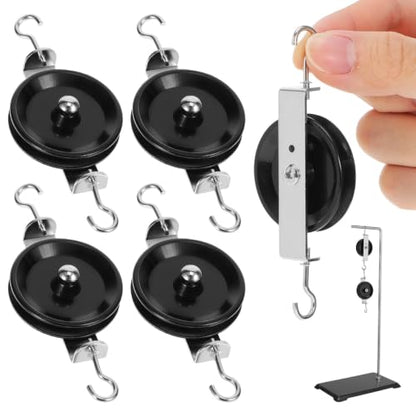 5pcs Pulley Science Experiments Supplies DIY Pulley Block Education Tool Physics Lab Science Kits for Students Physics Experiment Lab