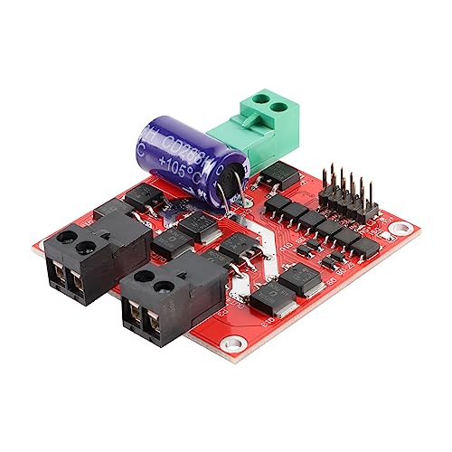 DC Motor Driver L298 7A 160W Dual H Bridge Motor Speed Controller DC 6.5V-27V PWM Motor Regulator Board 12V 24V Electric Motor Control Module Industrial with Optocoupler Isolation
