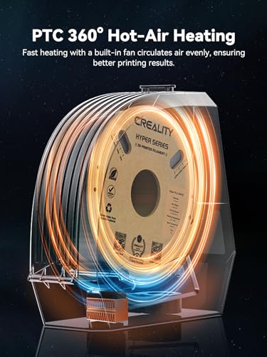 Creality Space Pi Filament Dryer Box, Double 360° Heating with Fan & Touch Screen, 3D Printer Dry Box for PLA PETG ABS TPU Nylon (1.75/2.85/3mm) - size: Creality Space Pi