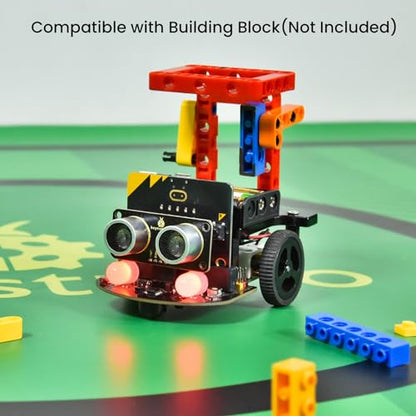 KEYESTUDIO 37 Sensors Starter Kit with Microbit V2 Robot Car
