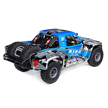 Losi RC Truck 1/6 Super Baja Rey 2.0 4WD Brushless Desert Truck RTR (Battery and Charger Not Included), King Shocks, LOS05021T2, Blue - style: King Shocks