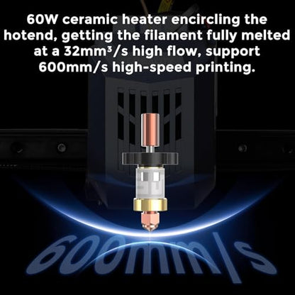 Creality Official CR 10 SE Hotend Kit, Upgrade Ceramic Heating Block Kit, Quick Swap Nozzle Kit, 300°C 60W Fast Heating High Thermal Conductivity Original Hot End for Creality CR-10 SE 3D Printer - style: CR-10 SE