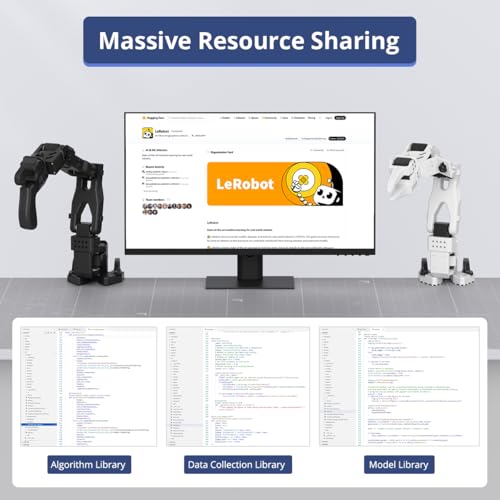 HIWONDER AI Robotic Arm Kit for LeRobot SO-ARM101 VLA Imitation Learning