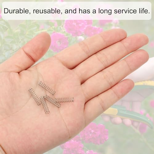 PATIKIL Compression Spring, 0.3mm Wire Dia x 4mm OD x 15mm L, 10 Pcs 304 Stainless Steel Mechanical Extension Small Springs Pen Springs Assortment Kit for Shop and Home Repairs - size: 0.3x4x15mm