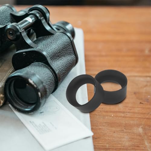FUOYLOO Rubber Microscope Eyepiece Guards Soft Rubber Eye Shield for Binocular Eye Cups Compatible Microscope Models