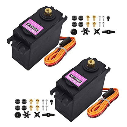 Adeept 996R Servo Motors, Metal Gear Torque Digital Servos Motor - style: 2PCS