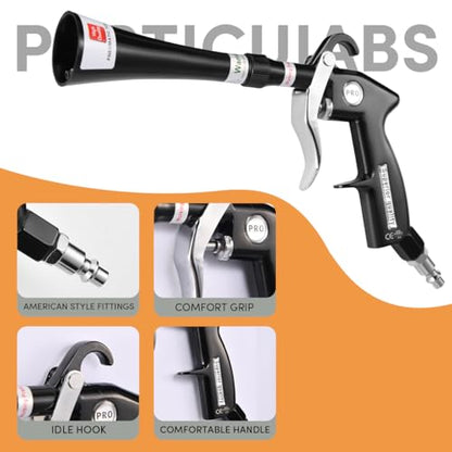 Tornado Air Blow Gun for Car Detailing Dry Car Detailing Air Gun Blower
