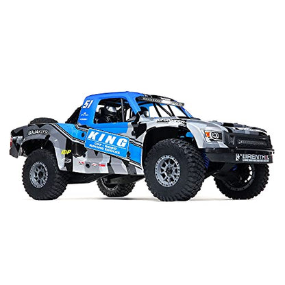 Losi RC Truck 1/6 Super Baja Rey 2.0 4WD Brushless Desert Truck RTR (Battery and Charger Not Included), King Shocks, LOS05021T2, Blue - style: King Shocks