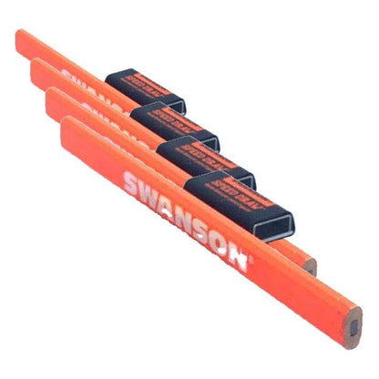 Swanson Tool Co, Inc Tool Co SDP217 Speed Draw Pencil/Carpenter Pencil Holder, Black (Pack of 4) - size: 1 Count (Pack of 4)