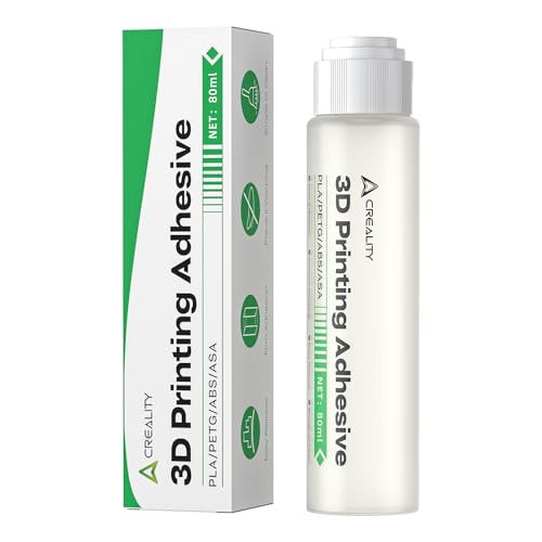 Creality 3D Printer Bed Adhesive,3D Print Glue for Hot Bed,Avoid Warping for Printing ABS,PLA,PETG,TPU on Various Build Plate with Stronger Adhesion-80ML