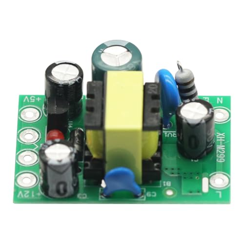 2PCS AC-DC Isolated Switching Power Supply Module Board AC-DC Converter Module Dual Output AC 110V-220V to DC 5V 12V,AC to DC Transformer Power Module