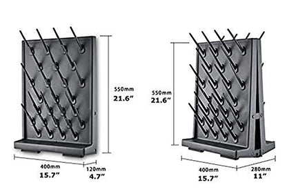 Drying Rack Lab Drying Rack 27 PP Pegs Black - color: Black, size: 27 pegs