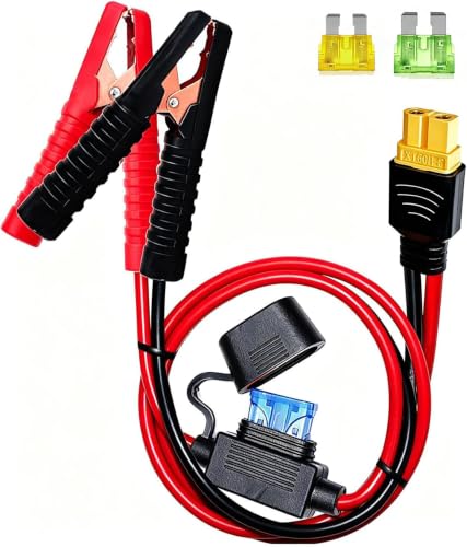 10AWG Alligator Clips,XT60 Quick Release Adapter to Alligator Clips. - size: 10AWG Clip to XT60