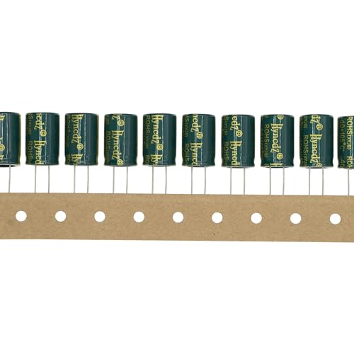 20 Pieces 50V 680UF 13x21mm High Frequency LOWESR Plug-in Aluminum Electrolytic Capacitor Green Sleeve 50 Volt 680 UF - size: 50V680UF