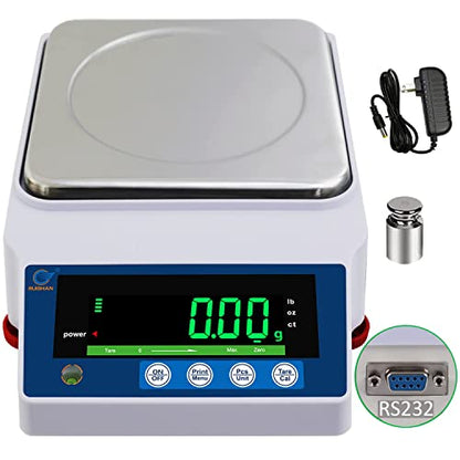 Large Range Lab Scale - 6kg Precision Electronic Digital Analytical Balance Scale - size: 6000 g / 0.01 g