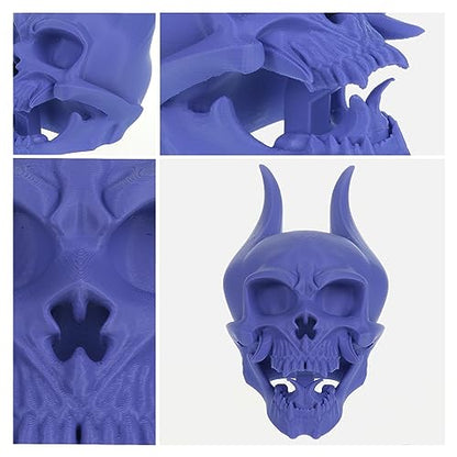 3DHoJor PLA Filament 1.75mm,3D Printer Filament,1kg Cardboard Spool (2.2lbs),Dimensional Accuracy +/- 0.03 mm,Vacuum Packaging Odor Free Clog Free Fit Most 3D FDM Printer,Periwinkle Blue - color: Periwinkle Blue