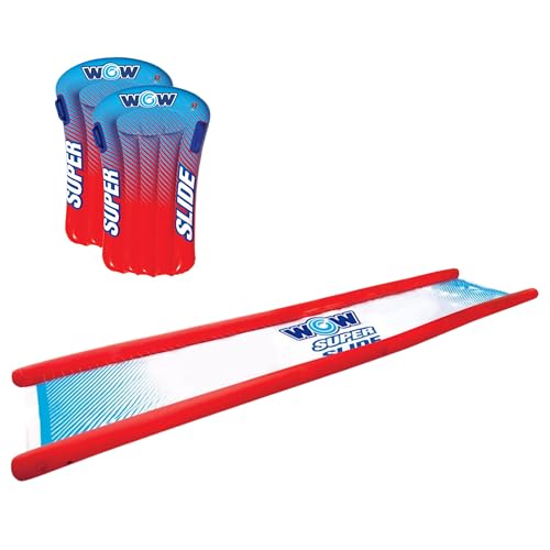Wow Sports Super Inflatable Lawn Water Slide - 25 ft - Zigzag Sprinklers