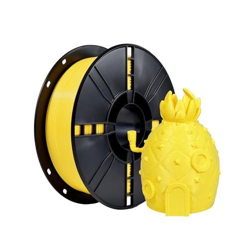 iBOSS PLA Plus (PLA+) 3D Printer Filament 1.75mm,1kg Spool (2.2lbs) Toughness Enhanced 3D Printing Filament,Dimensional Accuracy +/- 0.02mm,1.75mm PLA Plus Filament,Fit Most FDM Printer(Yellow) - color: D_ Yellow