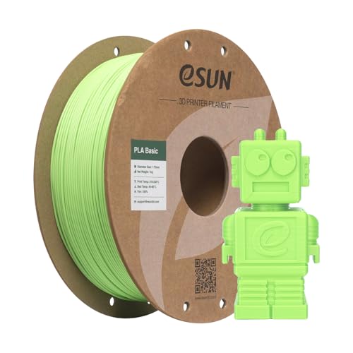 eSUN PLA Basic Filament 1.75mm 3D Printer Filament 1KG Peak Green - color: Peak Green, size: 1KG