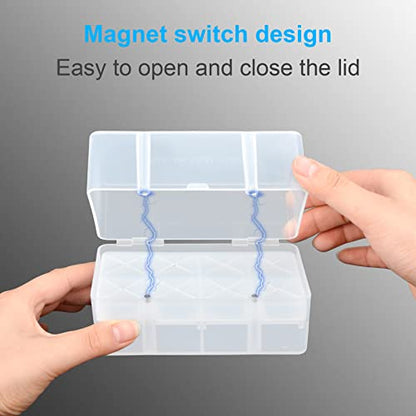8-Holes Medication Vial Storage Box for Fridge, Insulin Vial Holder Organizer Case Fits Various 5ml-15ml Injectable Medicines Vials - Clear - color: White