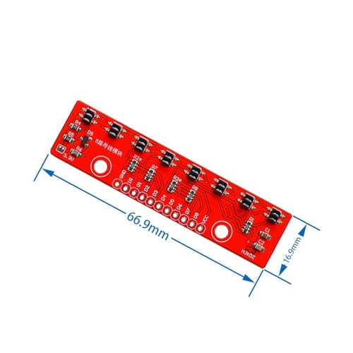 10PCS Tracking Module Infrared Detection Sensor Module DIY 8-Channel Infrared Detector Module 8bit Sensor Module