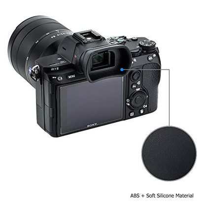 Kiwifotos FDA-EP18 Viewfinder Eyecup Eyepiece for Sony A7 A7II A7III A7R IV - size: Sony FDA-EP18 Replacement