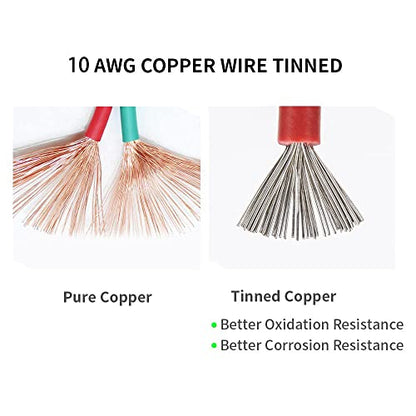 10AWG Battery Alligator Clips,SAE Quick Release Adapter to Alligator Clips with 2FT,SAE Clip Connectors Extension Charging Cable for Cars Motorcycles(NEW) - size: 10AWG Alligator Clip NEW to SAE