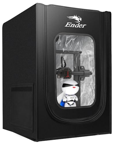 Creality Official 3D Printer Enclosure Fireproof and Dustproof Tent Constant Temperature Protective Cover Storage 480*600*720mm for Ender 3/Ender 3V2/Ender 3S/S1/S1 Pro/Ender 3Pro/Ender 3 Neo/3 V2 Neo - color: Ender 3 Enclosure