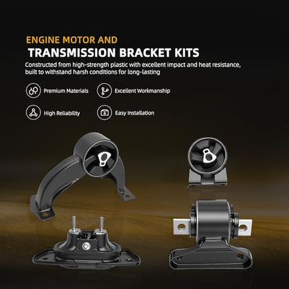 Engine Motor Mount Transmission Bracket Kits for Chrysler 200 11-14 - style: for Sebring 07-10 for Avenger 08-14