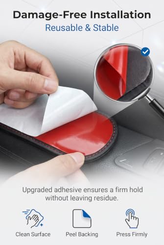 2 PCS Car Armrest Pads, Memory Foam Knee Cushion for Door Console