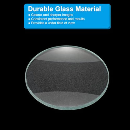 PATIKIL Concave Lens 160mm Focal Length 60mm (2.4") Diameter Round Set Cyan - size: 2.4inch