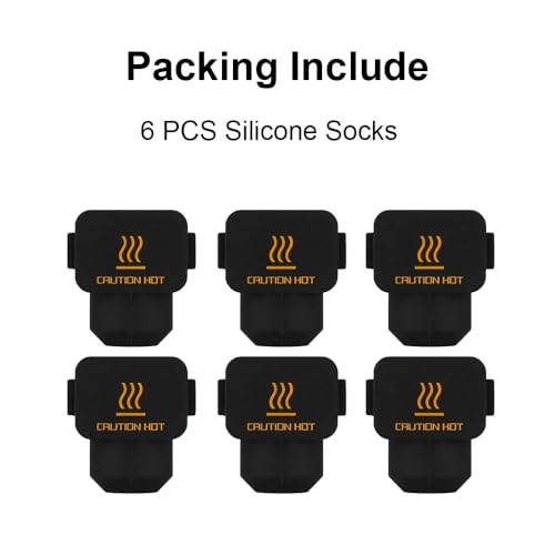 6 PCS A1/A1 Mini Silicone Socks Extruder Heating Block Insulation Cover - color: For A1