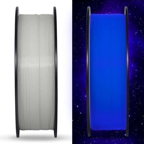 GEEETECH Glow in The Dark PLA Blue Purple Filament 1.75mm 1KG for Bambu AMS - color: 1kg Glow Blue Purple